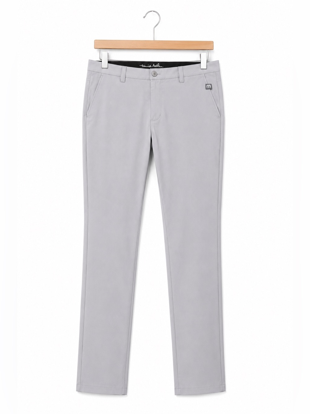 TravisMathew Open to Close Gray Golf Performance Pants 36×32